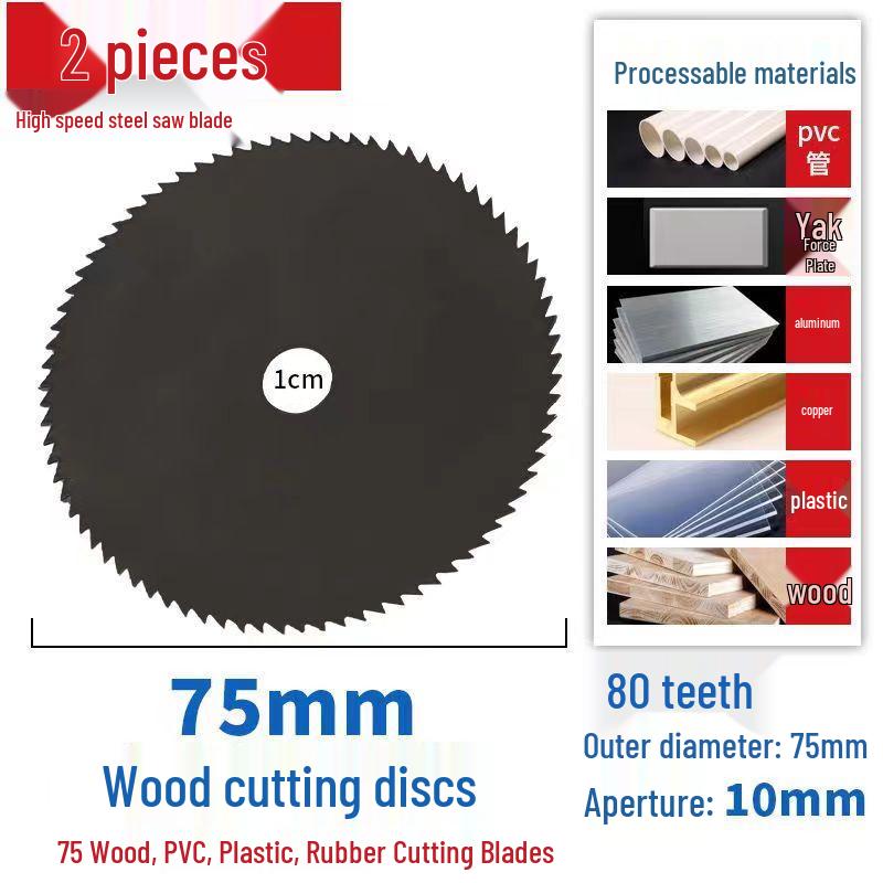 Mini 76mm (3") Angle Grinder Blade: Metal Grinding & Polishing Disc, Cutting Wheel 10mm Arbor.