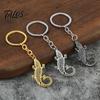 Zinc Alloy Key Holders Metal Crocodile Keychain for Backpack, Simulated Animal Car Decorative Purse Accessories Ring, Pendant Backpacks and