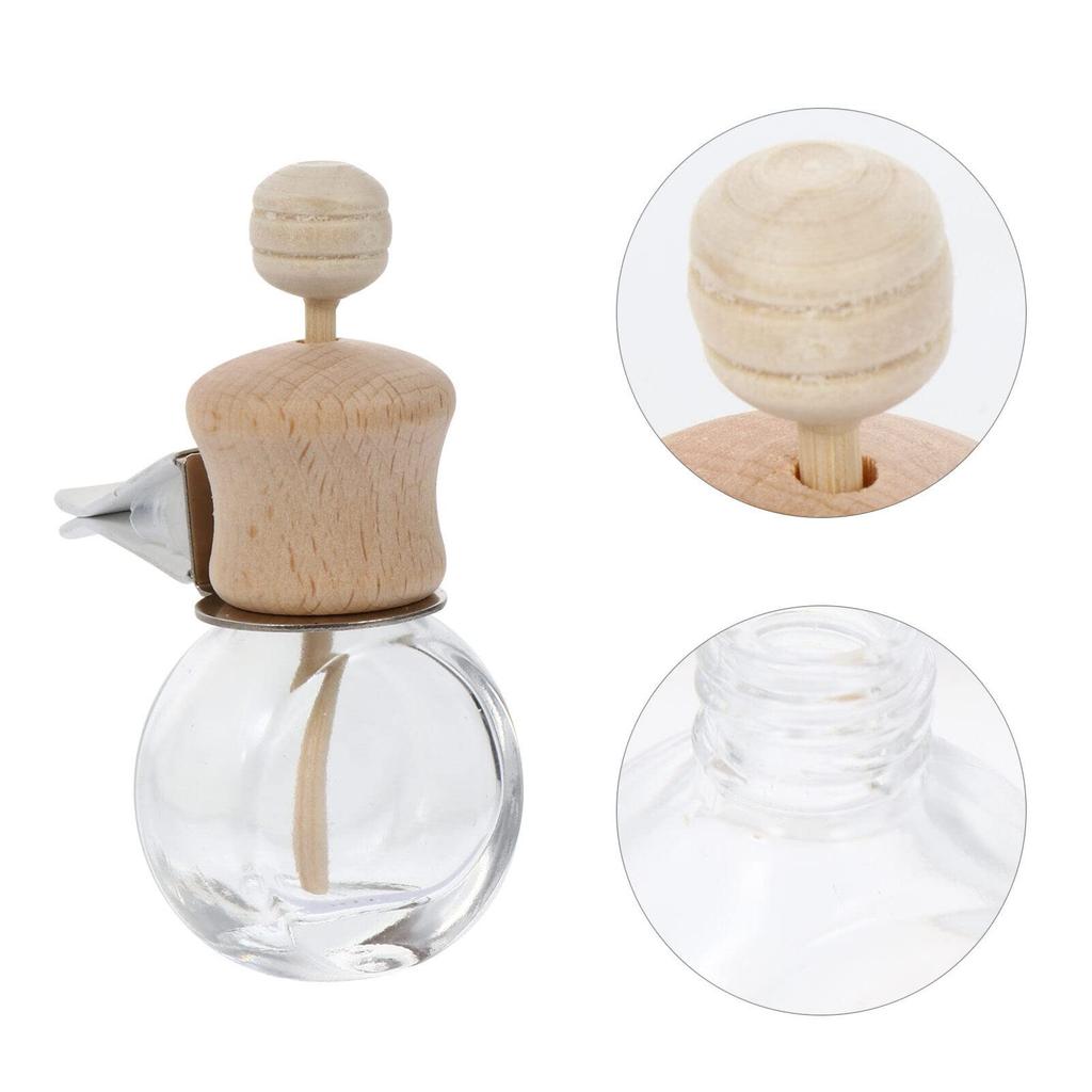 Minkissy Aroma 15ml Glass Bottle for Car Hanging Aroma Car Bottle