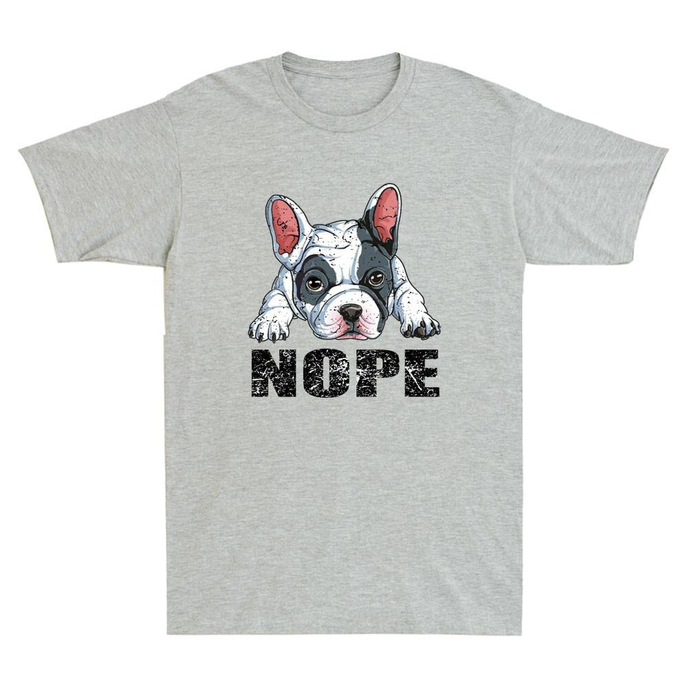 Nope French Bulldog Shirt Funny French Bulldog Lover Gift Vintage Men s T-Shirt S
