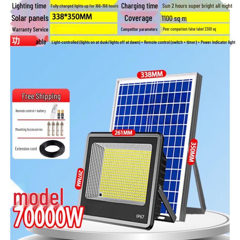 Jundingying 70000W Solar Outdoor Street Light