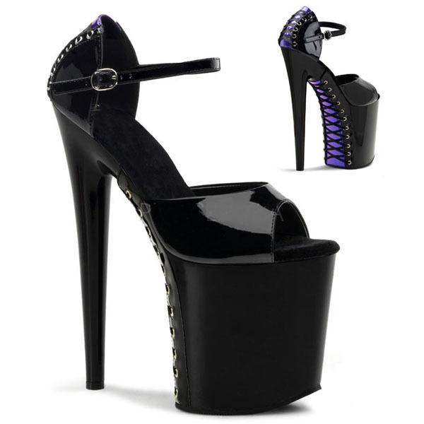 20Cm High-heeled Nightclub Sandals, Women's 10cm Water Table, Sandals with Straps At The Back