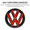 New 2026 2pcs Car Logo Front Grille Rear Trunk Emblem Sticker Accessories For VW GTI Golf MK6 MK7 Polo Passat CC Tiguan T-ROC Jetta Arteo