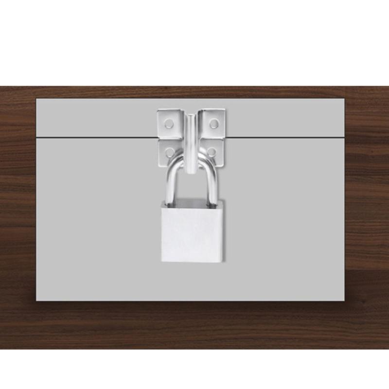 10pcs Thicken Locker Padlock Hasp Wardrobe Security Door Gate Bolt Latches Lock Bracket Hasp Furniture Door Bolts