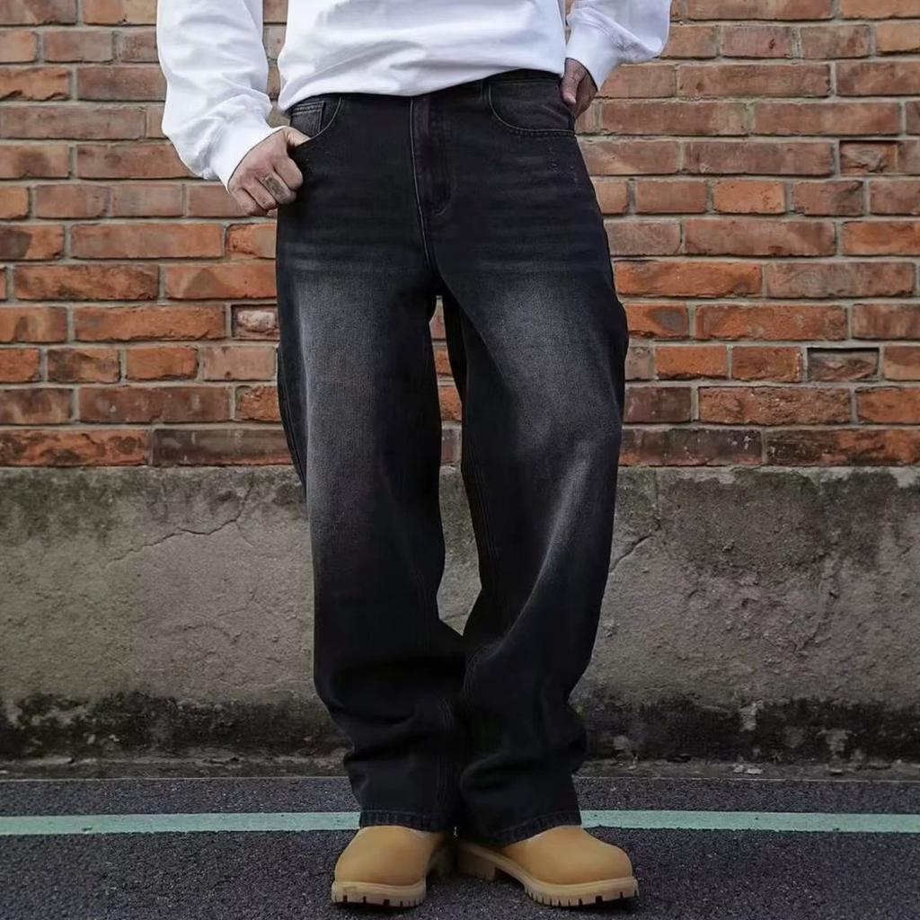 Fashion Trend Japanese Simple New Lazy Temperament Casual Jeans