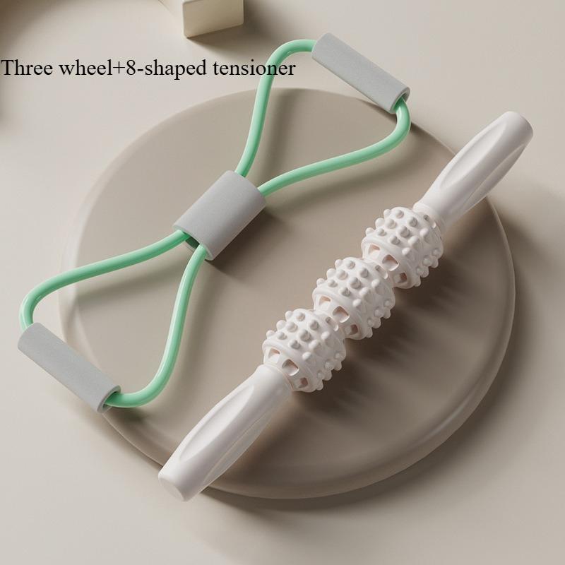 Massage Stick Wolf Teeth Stick Fitness Muscle Relaxation Massage Roller Yoga Fascia Langya Stick