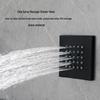 Wall-Mounted Thermostatic LED Shower Set with Digital Display and All-Copper Fixtures