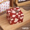 10PC Valentines Day Heart Hollow Gift Package Boxs Colorful Heart Printed Boxes Square
