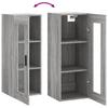 Wall Cabinet Gray Sonoma 34.5 X 34 X 90 Cm