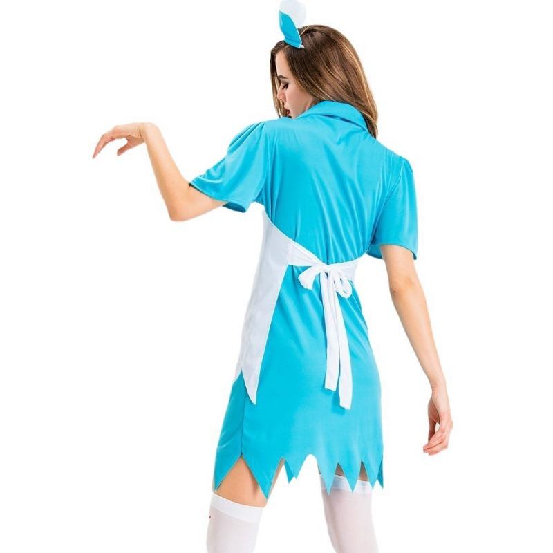 Halloween Costume Bloody Horror Pervert Nurse Bloody Maid Zombie Cosplay Costume