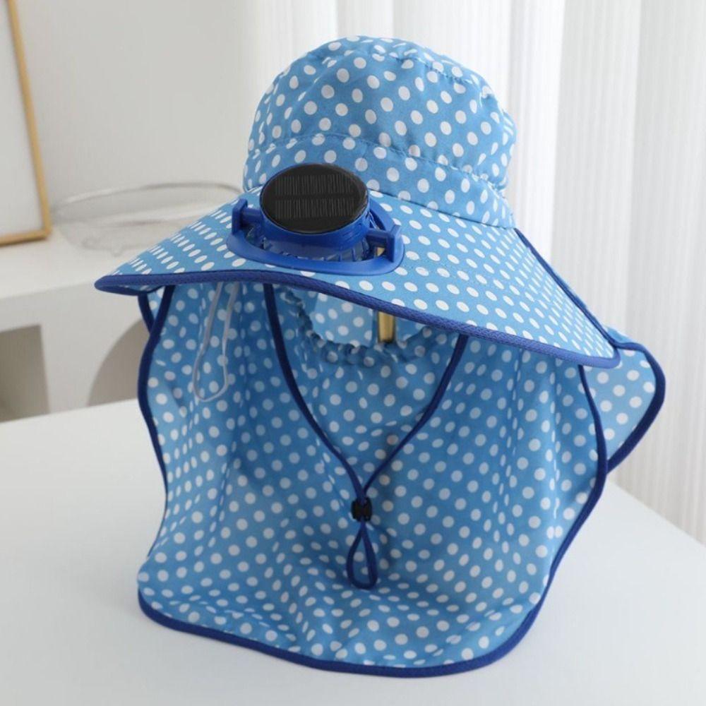 USB Charging Sun Cap Anti-UV Cooling Fan Hat Sunscreen Cap Fisherman Hat  Summer Season
