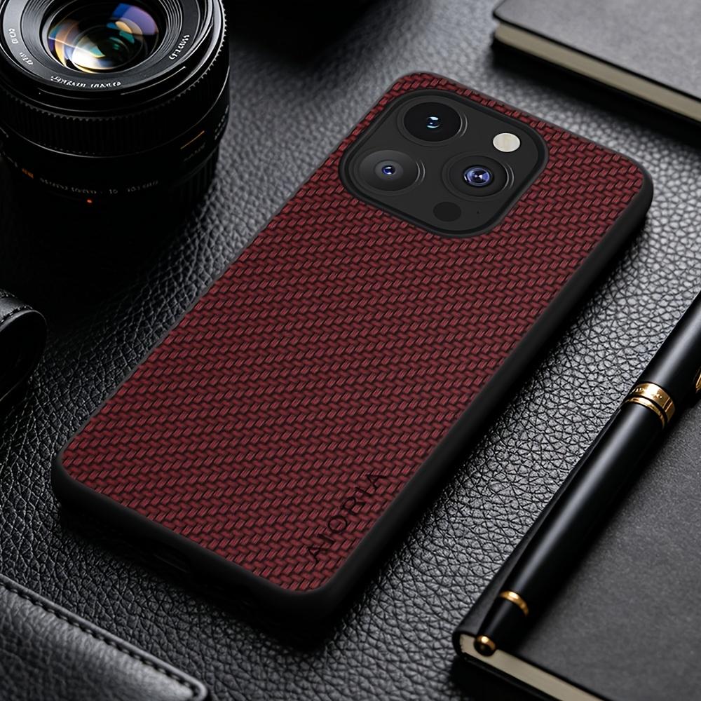 Phone Case: New Fashion Phone Case for iPhone 15 14 13 Pro Max Plus Business Casual Faux Synthetic Leather Phone Cover