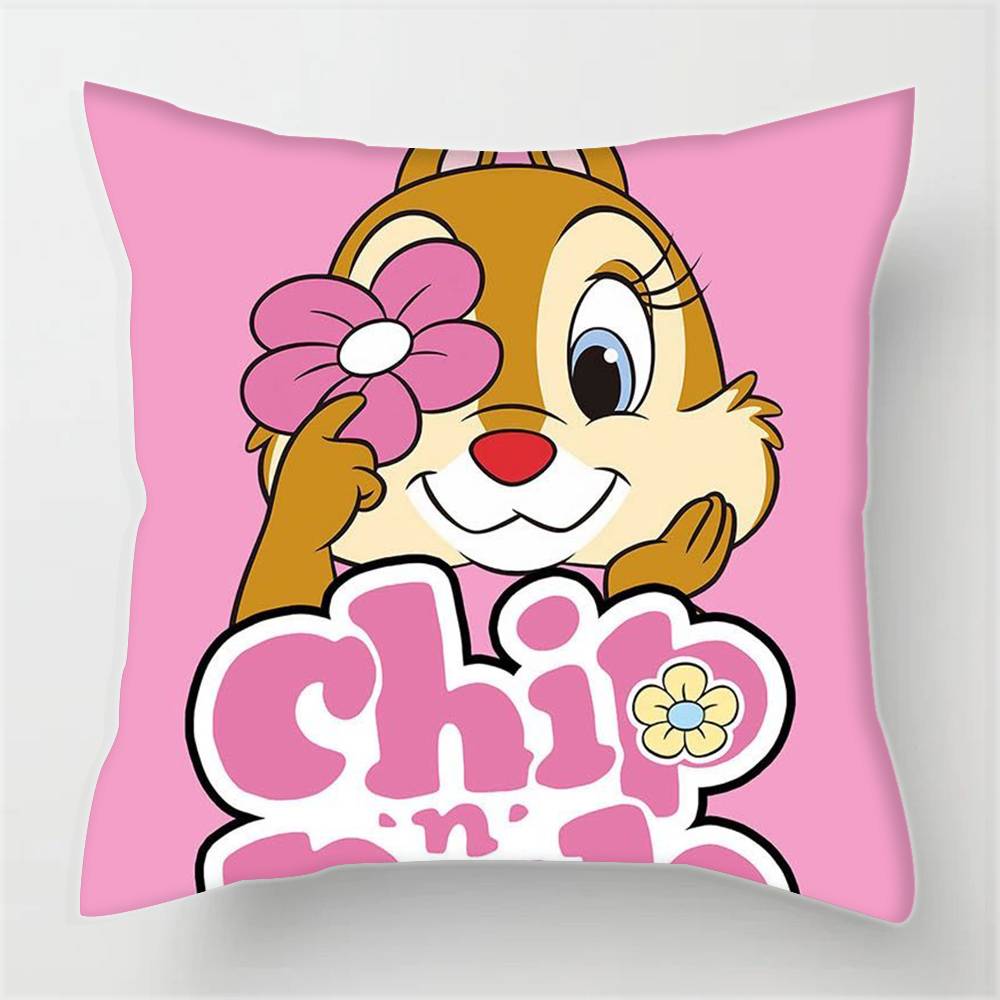 Pillowcases cushion covers living room sofas home decor gifts Cute C-hip And D-Dale  anime