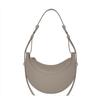 Small Niche Design, High-end Texture Crossbody Crescent Bag, Women's Genuine Leather Armpit Saddle Bag