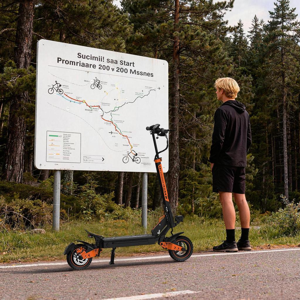 LIT‑GOGO Z1 Adult Folding Electric Scooter 800W 45KM/H 10" Off‑Road Tire APP Control Dual Disc Brake E‑Scooter