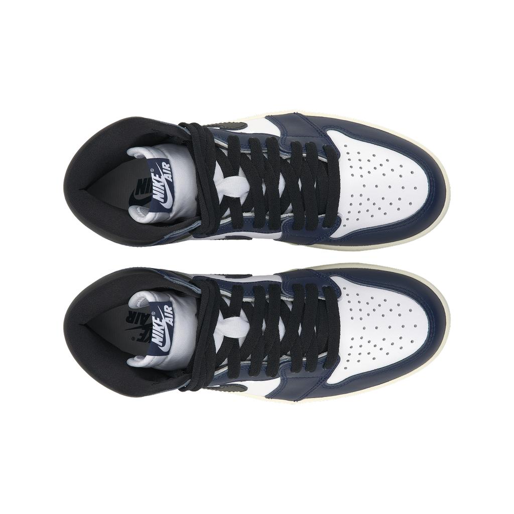 Air Jordan 1 Retro High OG Midnight Navy Men Sneakers Blue Black White DZ5485-401