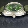 INDIAN VINTAGE HMT KOHINOOR HAND-WINDING MENS GREEN COLOR DIAL WATCH A441049-4 HT-a441049