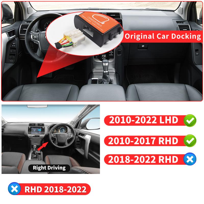 For Toyota Land Cruiser Prado 150 LC150 Interior Modification Accessories FJ150 Upgrade Rearview Mirror Automatic Folding