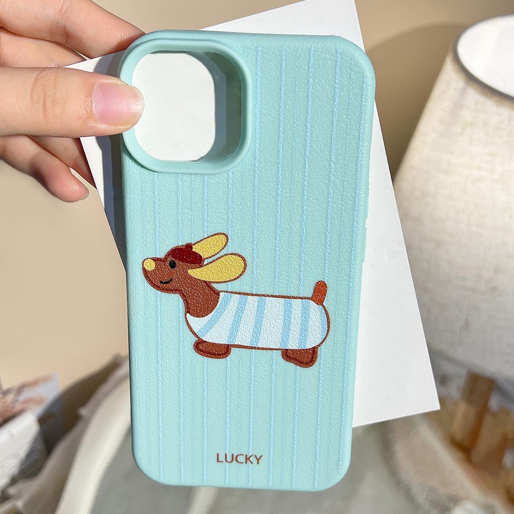 

Чехол для телефона iPhone 11 13 XR XS Max, чехол для iPhone 12 14 15 16 Pro Max 12 Pro 15 Plus, кожаный, окрашенный, водонепроницаемый, устойчивый к падениям и износу, мультяшный iPhone 11 эвкалиптовый