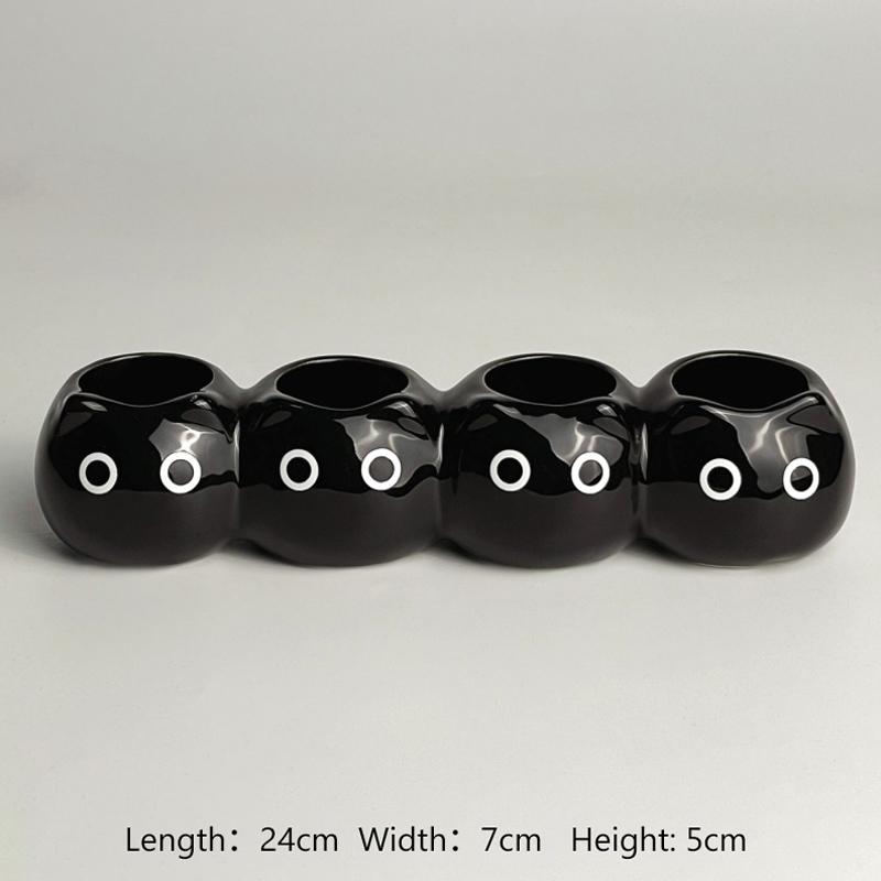 Ceramic Toothbrush Holder Cute Siamese Cat Electric Toothbrush Rack Storage Shelf Toothpaste Placement Home Bathroom Decoration