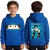 Bluza z kapturem Anime My Hero Academia Deku, Unisex dla dzieci, Chłopców i Dziewcząt, Bluza z kapturem dla dzieci, Pulower z długim rękawem i grafiką po obu stronach