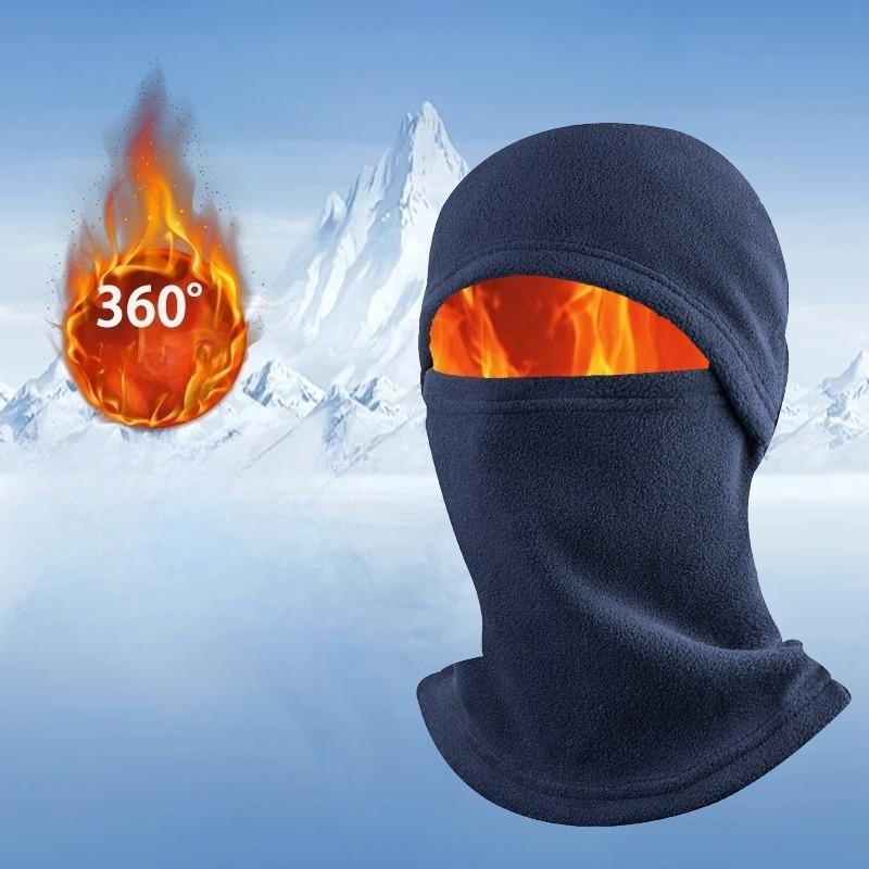1PC Autumn and Winter Cycling Warm Face Mask Multifunctional Neck Cover, Outdoor Windproof Ski Hat, Polar Fleece Sports Warm Headgear