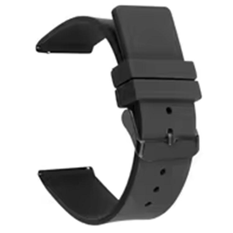 For Garmin Venu 3S Venu 2S Mini Watch Strap Replacement 18 Mm Sports Style Silicone Watchband with Black Buckle
