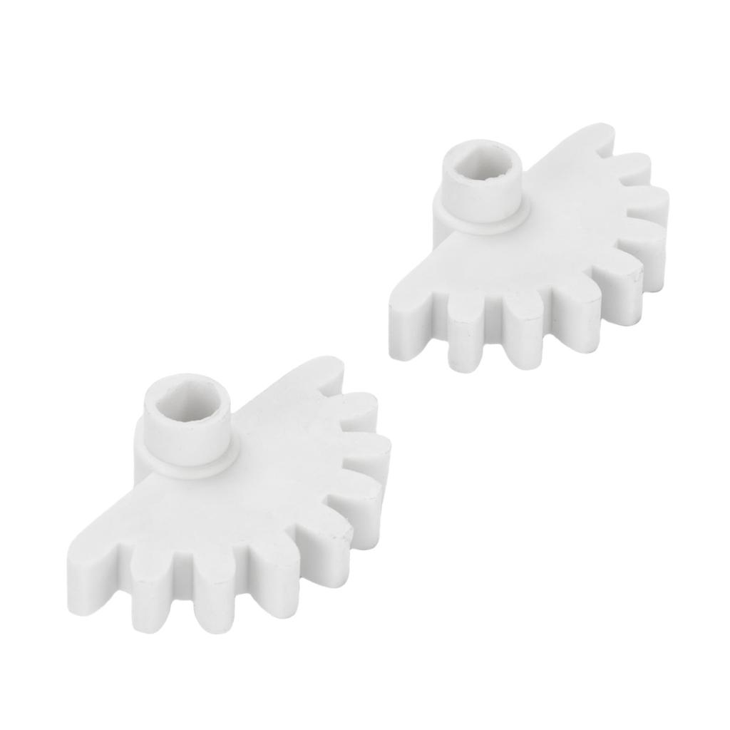 2 Pcs Mini Split AC Grille Gear Reinforced Part 9319292014 Air Conditioner Heater Grille Gear Reinforced Part White