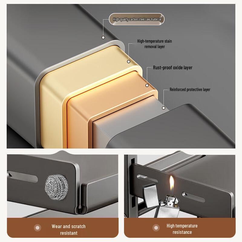 MAXCOOK Adjustable Countertop Kitchen Spice Rack