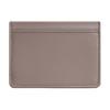 Celine Triomphe Metal Logo Snap Closure Glossy Calfskin Leather Card Holder Women accessories Pebble-Grey 10I583DPV-10BL