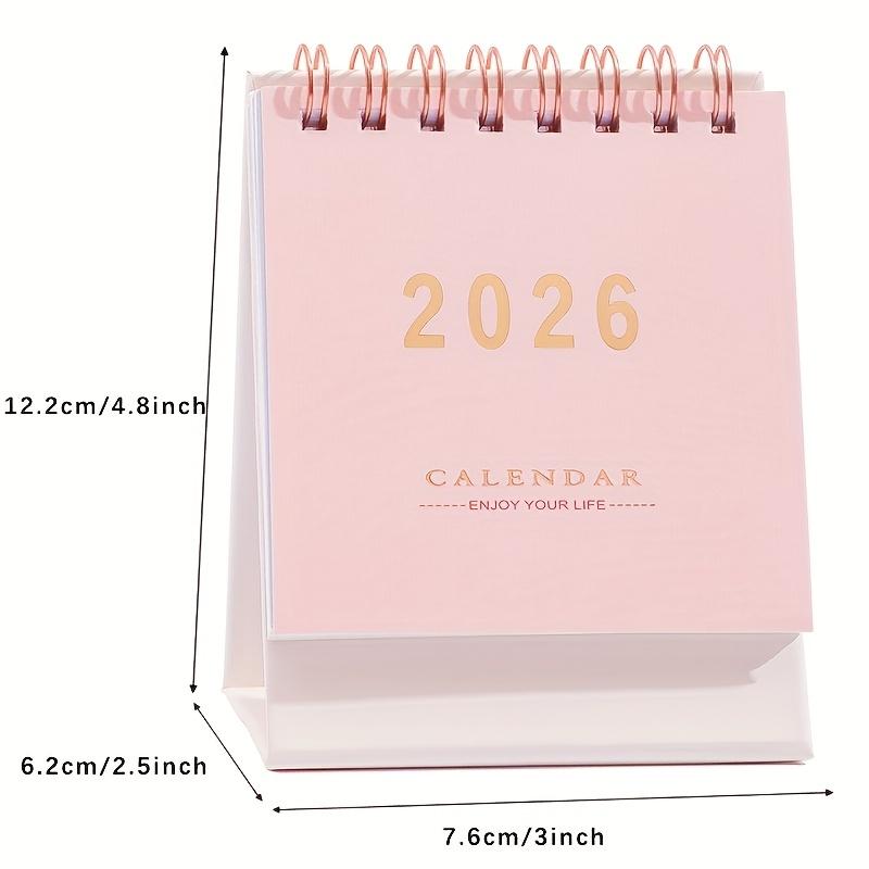 [Mini Calendar Planner] 2026 Mini Calendar Planner Suitable for Home & Office - Monthly & Weekly Schedule with Dated Pages,Thick Paper,Binding Binding