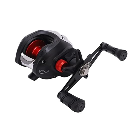 Zerodis Baitcasting Reel, Right-Handed Baitcasting Reel, Fishing Reel, Gear Ratio 7.2:1, Suitable Fo