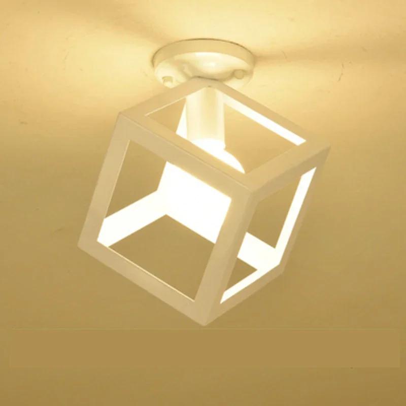 Iron Aisle Lights Corridor Balcony Ceiling Lights LED Nordic Style Personalized Creative Lights Luxury Chandelier Entrance Light