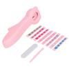 Nail Stamping Machine Set Glitter Stickers Nail File Children DIY Nail Art Printer Kit