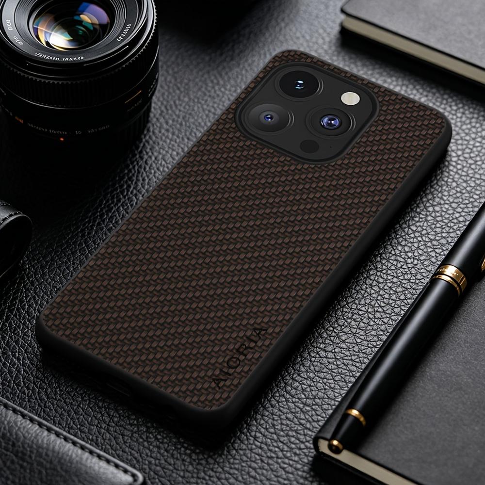 Phone Case: New Fashion Phone Case for iPhone 15 14 13 Pro Max Plus Business Casual Faux Synthetic Leather Phone Cover