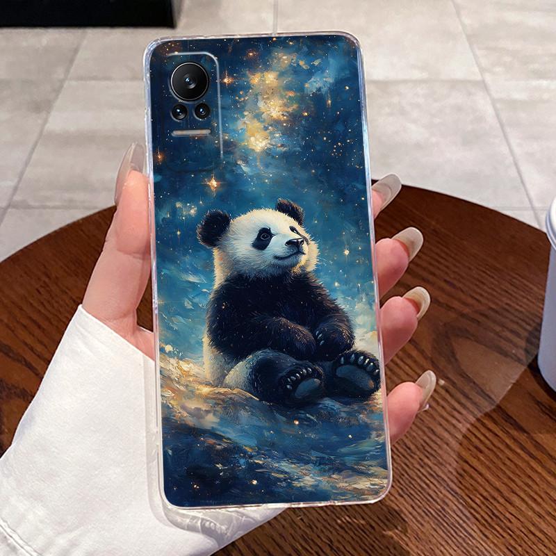 Casing For Xiaomi Mi Civi / 1S Ultra Thin Clear Transparent Aesthetic Cute Cat Astronaut Phone Case Back Protective Cover Shell