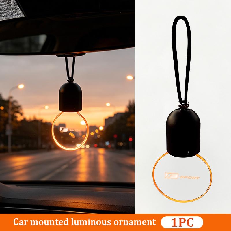 For Lexus Car Rearview Mirror Ornament LED Light Hanging Atmosphere Lamp RX350 IS250 IS200 GS300 LX570 RC350 UX250h ES350 AEP1