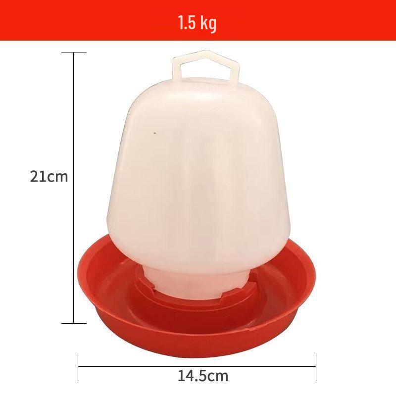 Automatic Chicken & Duck Watering Trough: Thickened Bottle for Convenient Poultry Farming