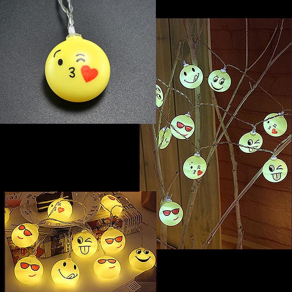 Buy Emoticon String Lights Emoji Led Fairy Light for Birthday Party
