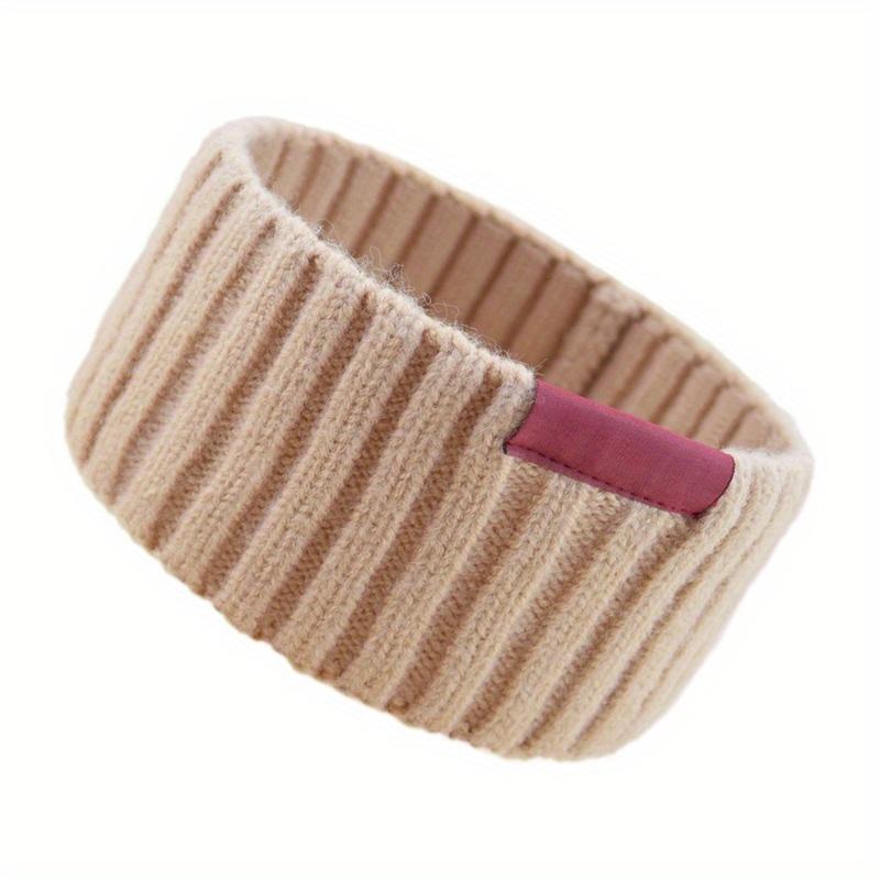 1 Stück Winter-Stirnbänder für Damen, Ohrenwärmer für Damen, Stirnband aus Wollstrick, dickes Fleecefutter, warme Ohrenschützer für kaltes Wetter