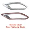 Car Chrome Fog light Decoration Accessories Front Fog Lamp Cover Trim Paste Style For Honda HRV Vezel 2014 2015 2016 2017 2018