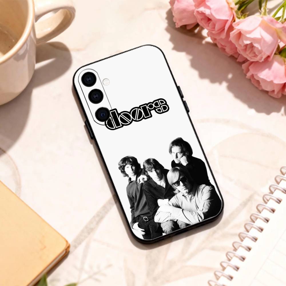 

Psychedelic rock The Doors phone Case For Samsung Galaxy A73,A72,A71,A70,A53,A52,A51,Others Soft Black Shell Samsung a72