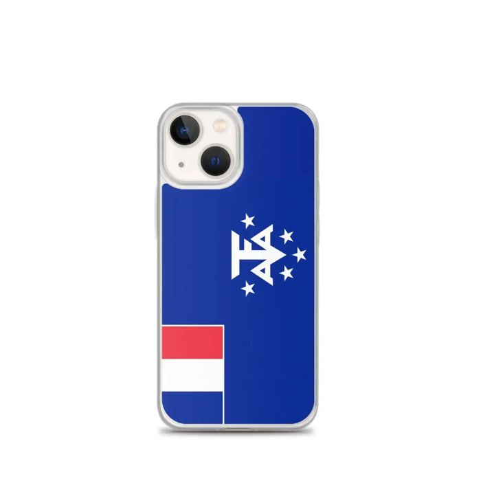 Coque Télephone Drapeau Antarctique Française - iPhone 13 Mini