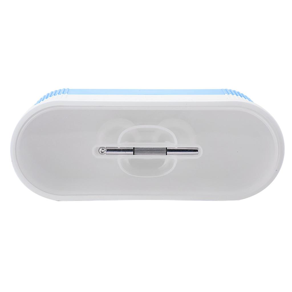 Eyeglass Glasses Cleaner Cleaning Contact Lenses Watch Cleaners Machine (Blue)