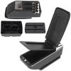 Ford Fiesta VI MK7 08-17 Armrest with Storage Compartment BLACK ECO LEATHER + Installation Kit