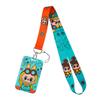 Badge Holders Card Pocket  Adjustable Neck Strap for ID Cards, Office, School - Soft Fabric Lanyard for Nurses, Teachers, Kids