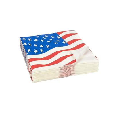 Pieces Of Patriotic Party Supplies Table Spoons Tableware Party Set Dinner Plates Napkins