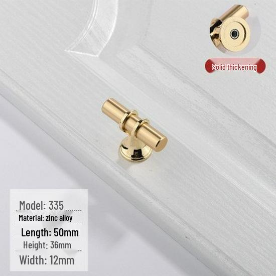 

Luxury Black and Gold Minimalist Drawer & Cabinet Handle
