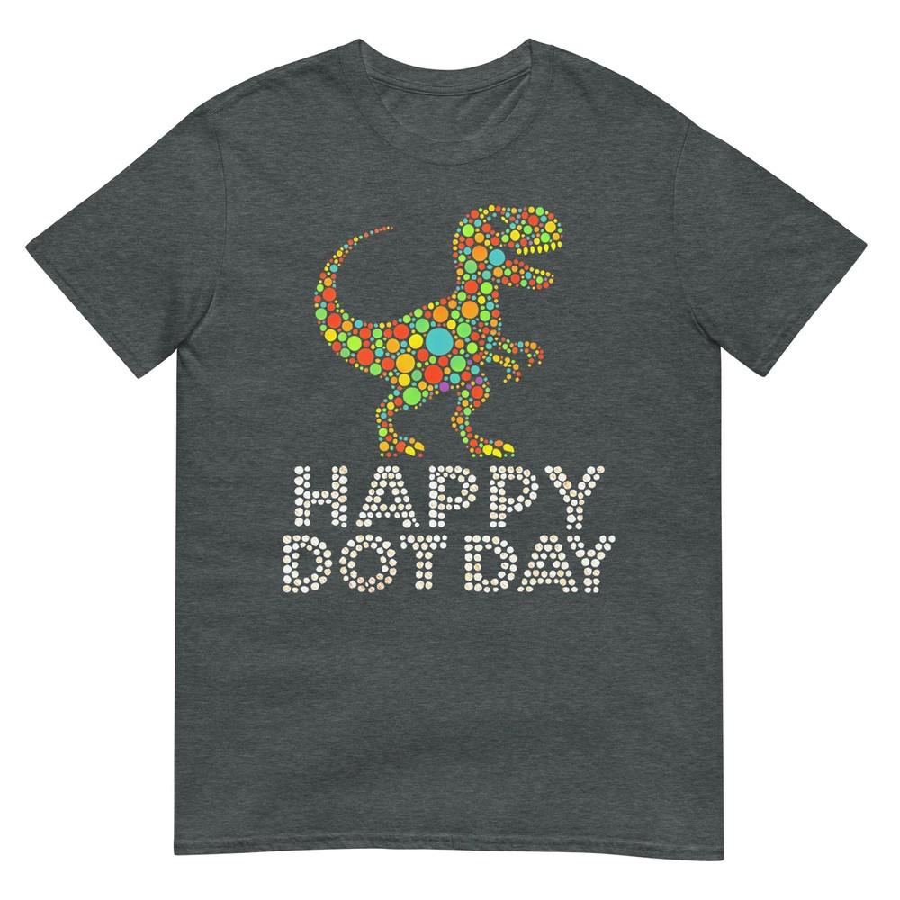 Dot Day 2025 September 15th Polka Dot TRex Boys Girls Kids TShirt