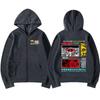 Japanese Science Fiction Cartoon Movie Anime Akira Shotaro Kaneda Graphic Zipper Hoodie Men Clothing Oversized Zip Up Hoodies